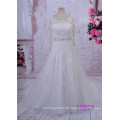 Junoesque Long Sleeve Wedding Dress Ball Gown